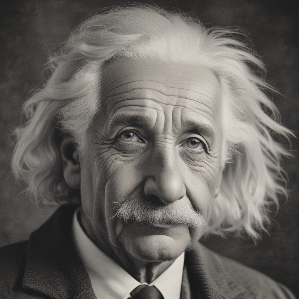 Albert Einstein portrait